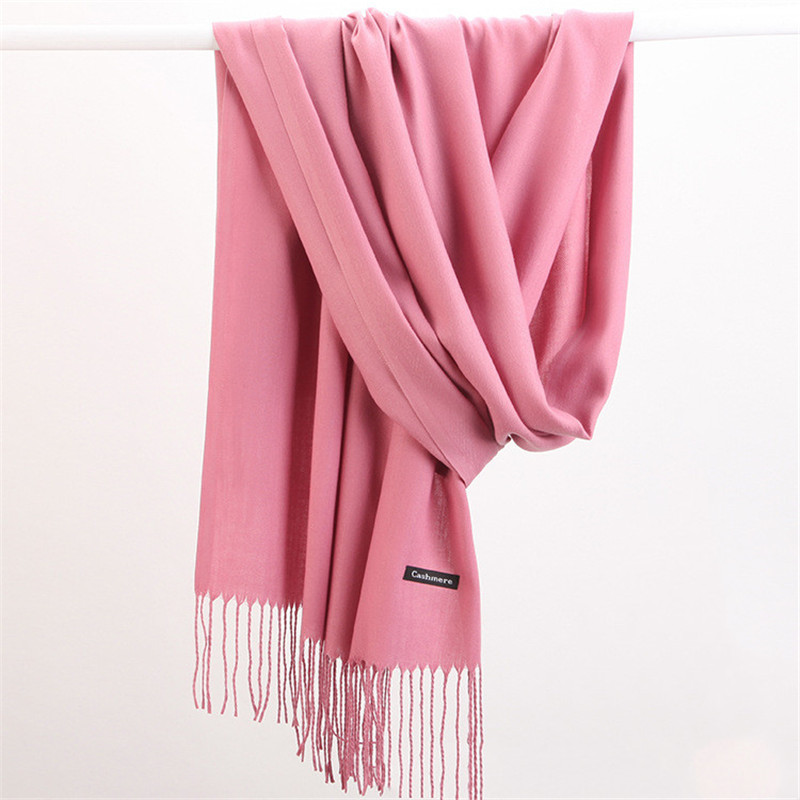 Cashmere Scarf - Модный однотонный женский шарф 2023, зимние