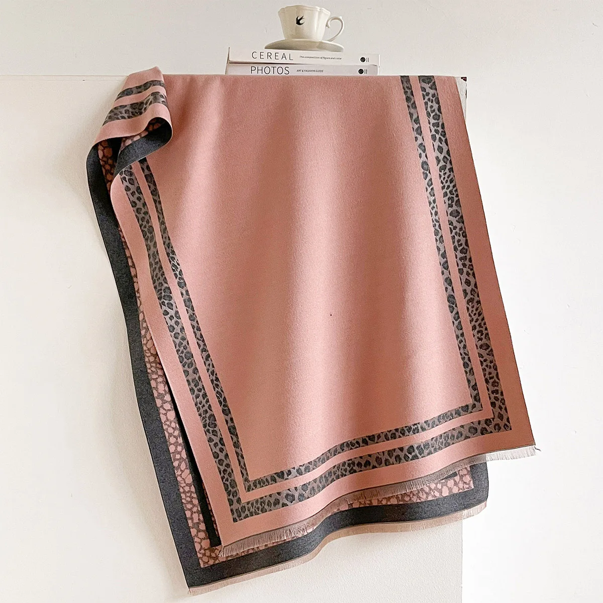 Зимний двусторонний теплый бол – обзор и цена Cashmere Scarf