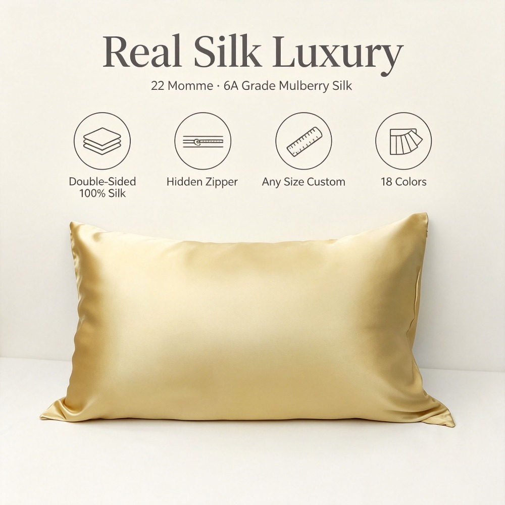 Наволочка из шелка тутового ше – обзор и цена Silk Pillowcase