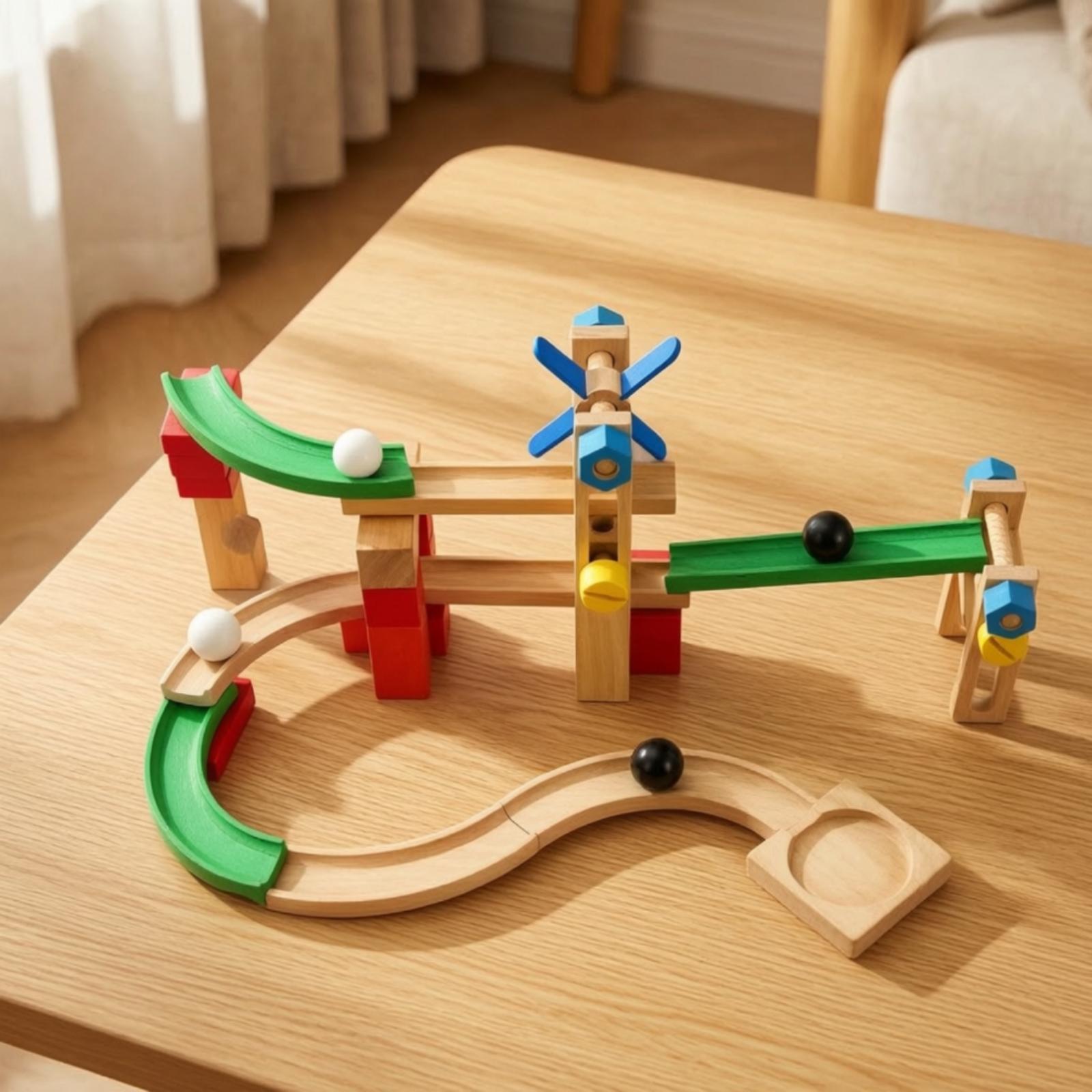Деревянная дорожка для мраморн – обзор и цена Marble Coaster Set