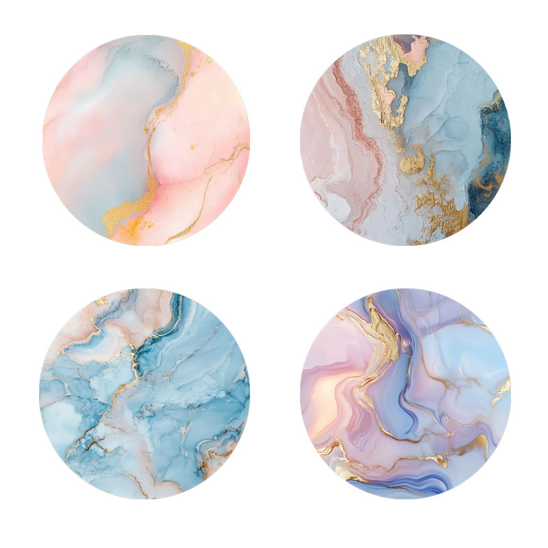 4 подставки под кружки с мрамо – обзор и цена Marble Coaster Set