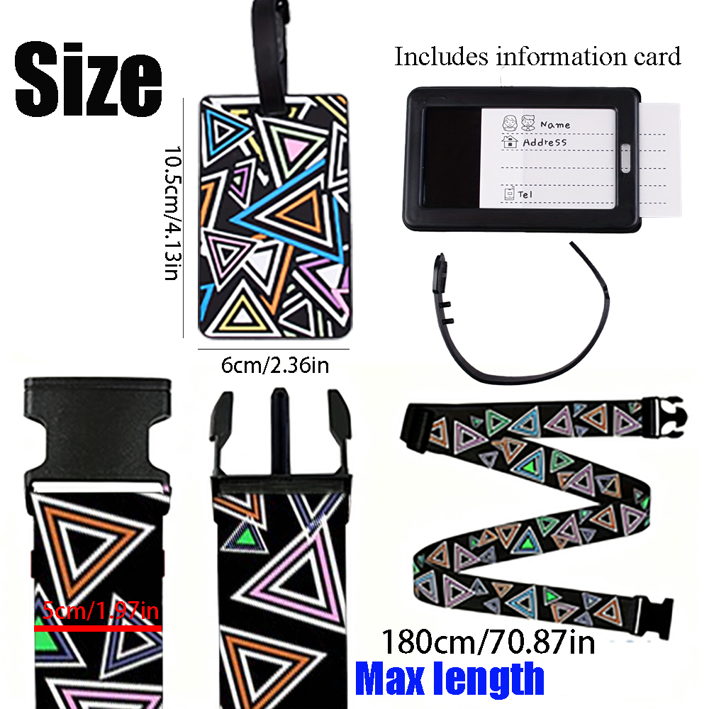 Набор из 2-х ремней для багажа – обзор и цена Travel Luggage Set